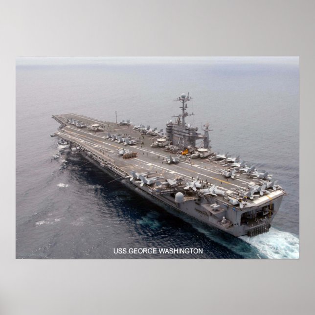 USS George Washington Poster (Framsidan)