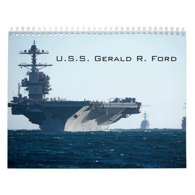 USS Gerald R. Ford Kalender (Omslag)