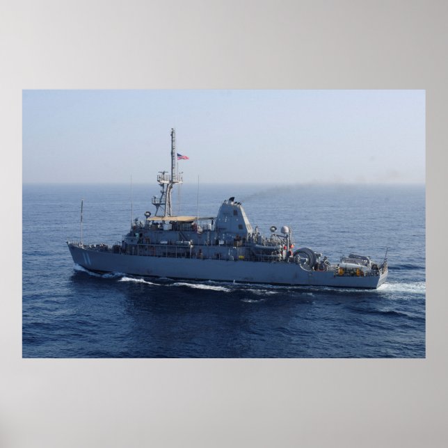 USS Gladiator (MCM 11) Poster (Framsidan)