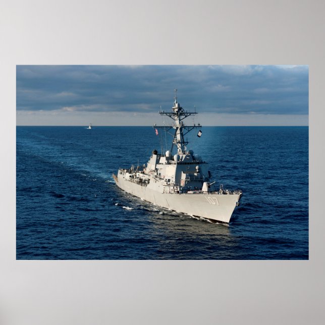 USS Gravely (GD 107) Poster (Framsidan)