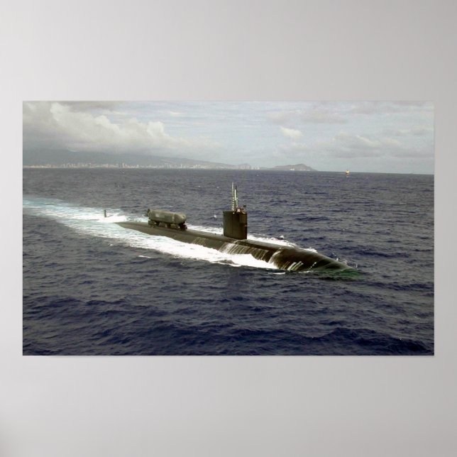 USS Greenville (SSN 772) Poster (Framsidan)