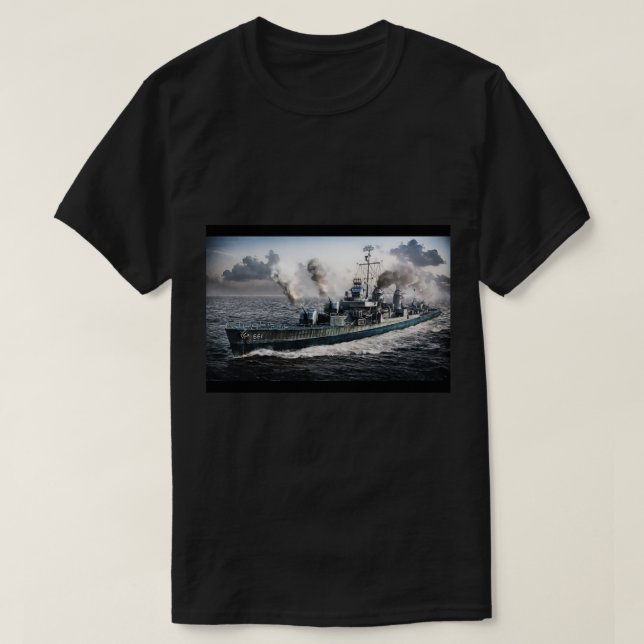 USS Greyhound Movie Film Inspired Flat Mask T Shirt (Design framsida)