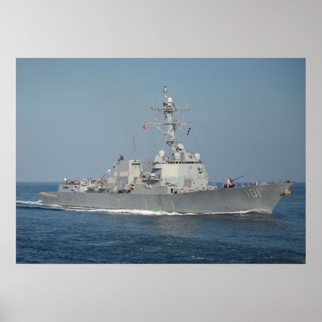 USS Gridley (GD 101) Poster (Framsidan)