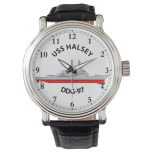 USS HALSEY - DDG-97 - ARLEIGH BURKE WATCH ARMBANDSUR