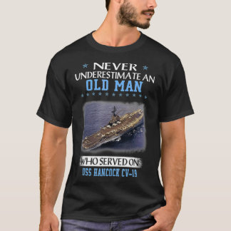 USS Hancock CV19 Veterans Day Far Day Gift T Shirt