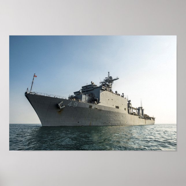 USS Harpers Ferry (LSD 49) Poster (Framsidan)