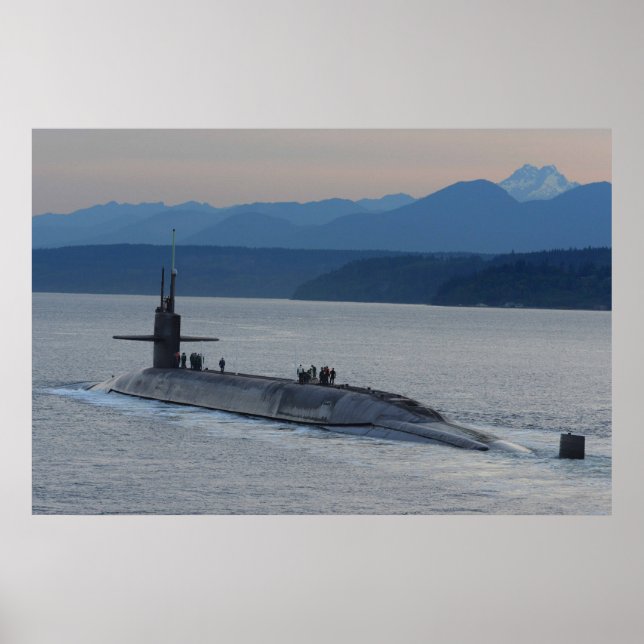 USS Henry M. Jackson (SSBN 730) Poster (Framsidan)
