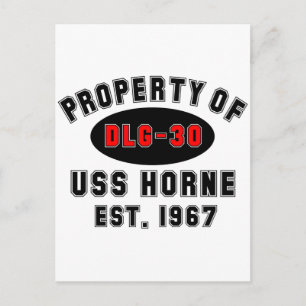 USS Horne DLG-30 Vykort