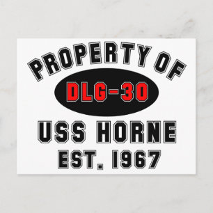 USS Horne DLG-30 Vykort