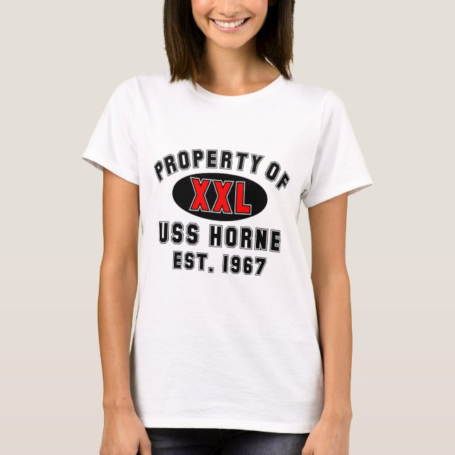 USS Horne Tee Shirt (Framsida)