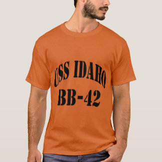 USS IDAHO BB42 FARTYGSVARUHUS T SHIRT