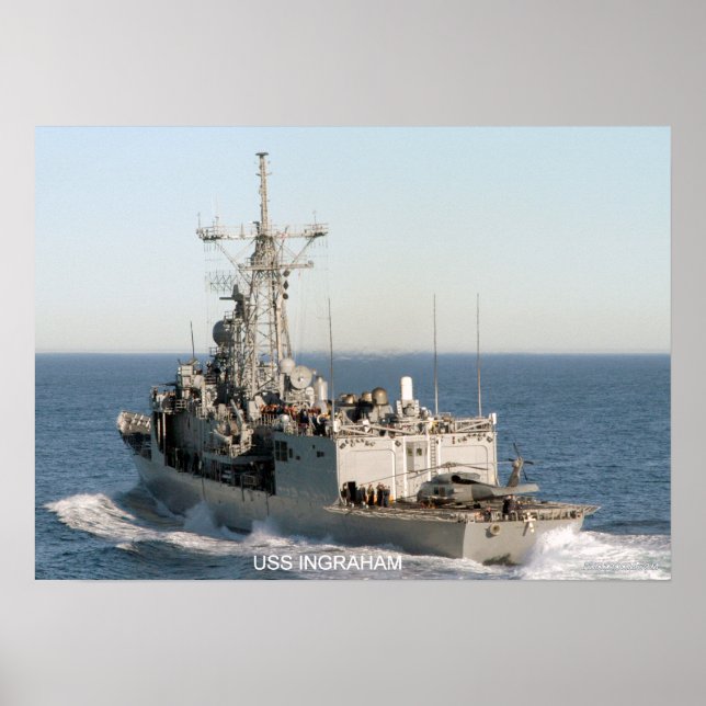 USS Ingraham (FFG 61) Poster (Framsidan)