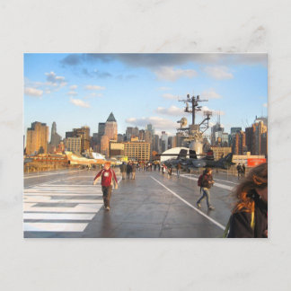 USS Intrepids flygdäck Vykort