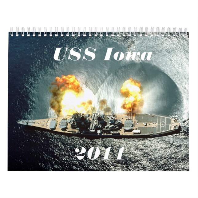 USS Iowa Calendar Kalender (Omslag)