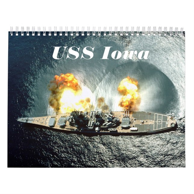 USS Iowa Calendar Kalender (Omslag)
