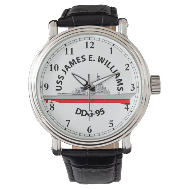USS JAMES E. WILLIAMS - ARLEIGH BURKE WATCH ARMBANDSUR (Framsida)