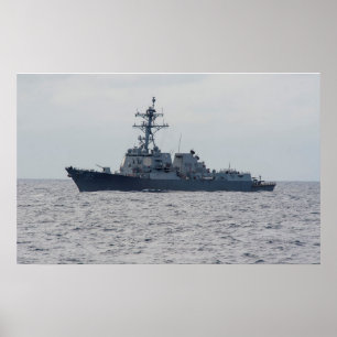 USS James E. Williams (GD 95) Poster