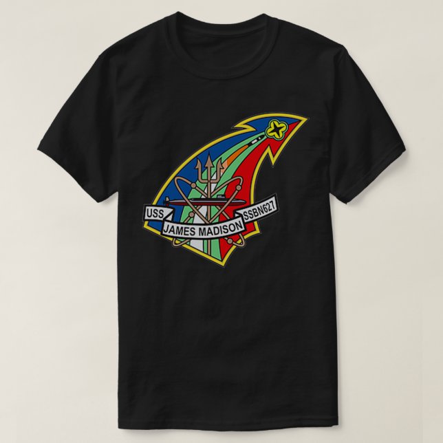 USS James Madison SSBN627  T Shirt (Design framsida)