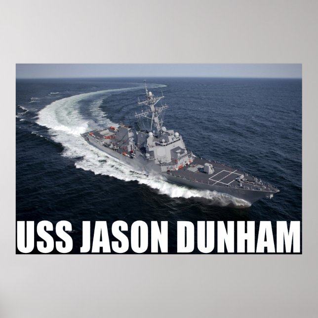 USS Jason Dunham Poster (Framsidan)