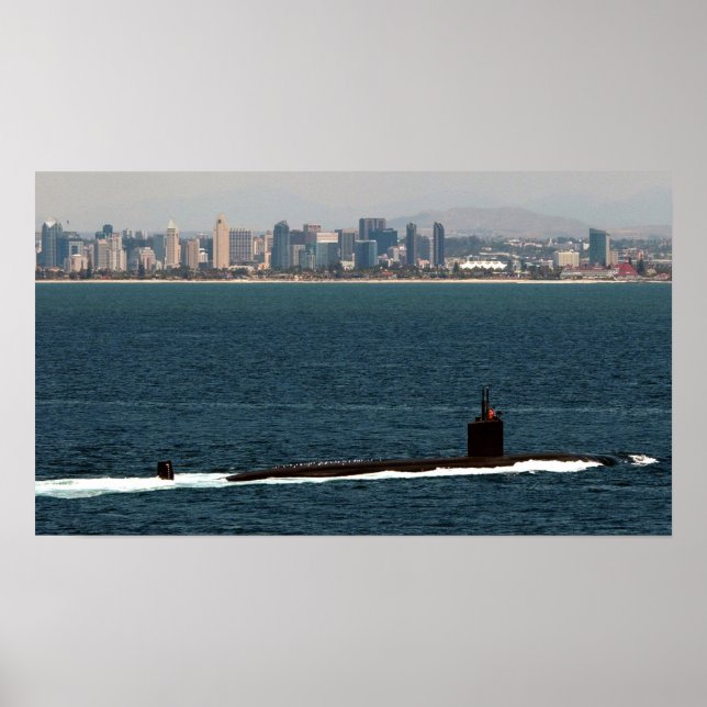 USS Jefferson City (SSN 759) Poster (Framsidan)