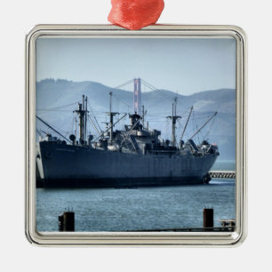 USS Jeremiah O'Brien Julgransprydnad Metall
