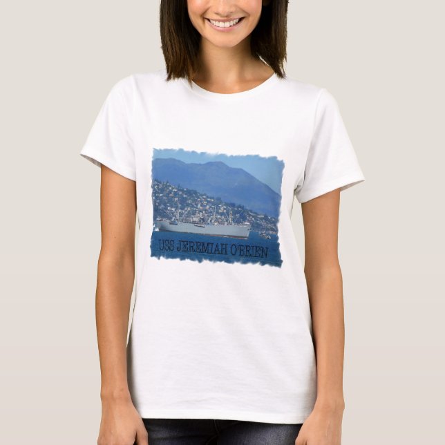 USS Jeremiah O'Brien Tee Shirt (Framsida)