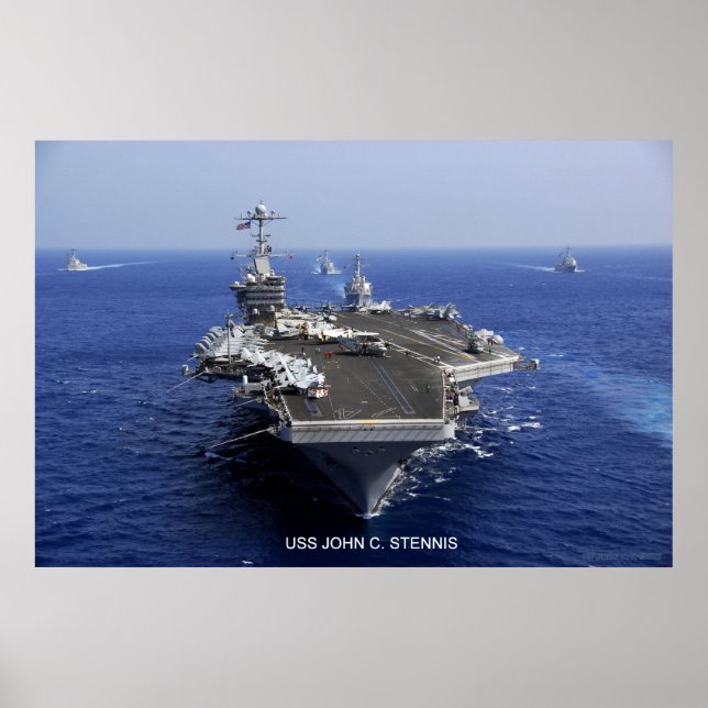 USS John C. Stennis Poster (Framsidan)