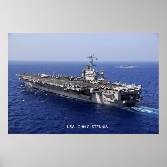 USS John C. Stennis Poster (Framsidan)
