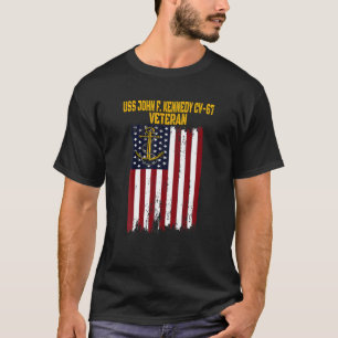 USS John F. Kennedy CV-67 Aircraft Veteran T Shirt