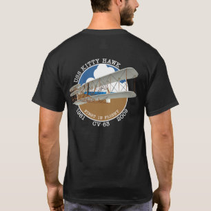 USS KATTUNGE HAWK CV-63 1961-2009 T-SHIRT