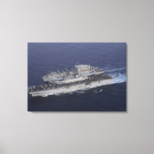 USS Kearsarge Canvastryck (Framsida)