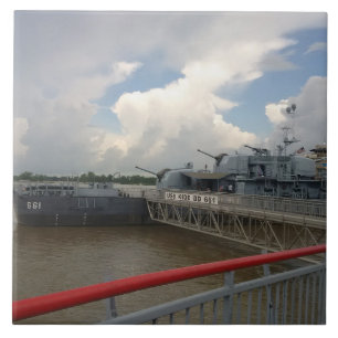 USS KIDD Ceramic Tile Kakelplatta