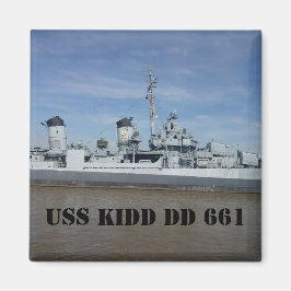 USS KIDD DD 661 Magnet