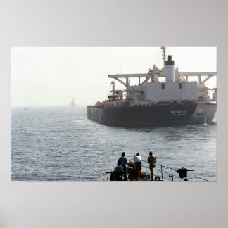 USS Kidd (DDG-993) & USA Bridgeton, Earnest Will Poster