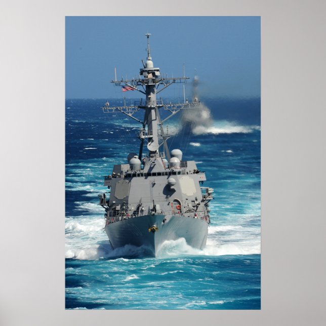 USS Kidd (GD 100) Poster (Framsidan)