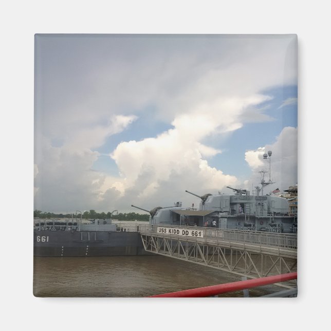 USS KIDD Magnet (Framsidan)