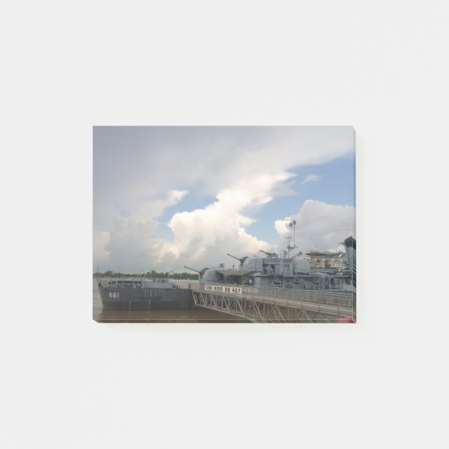 USS KIDD Post it Notes Post-it Block (Framsida)