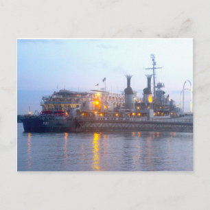 USS KIDD-vykort Vykort