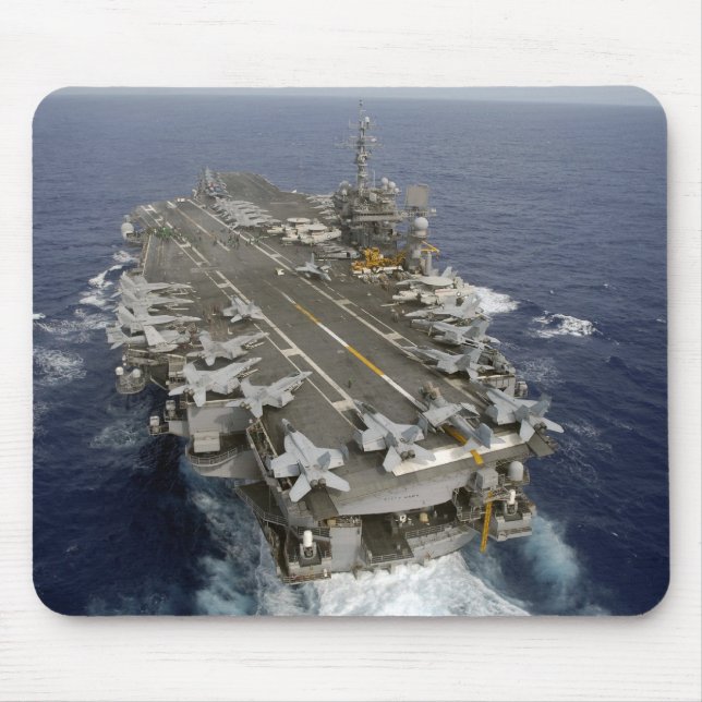 USS Kitty Hawk Mousepad Musmatta (Framsidan)