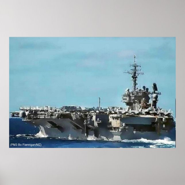 USS KITTYHAWK POSTER (Framsidan)