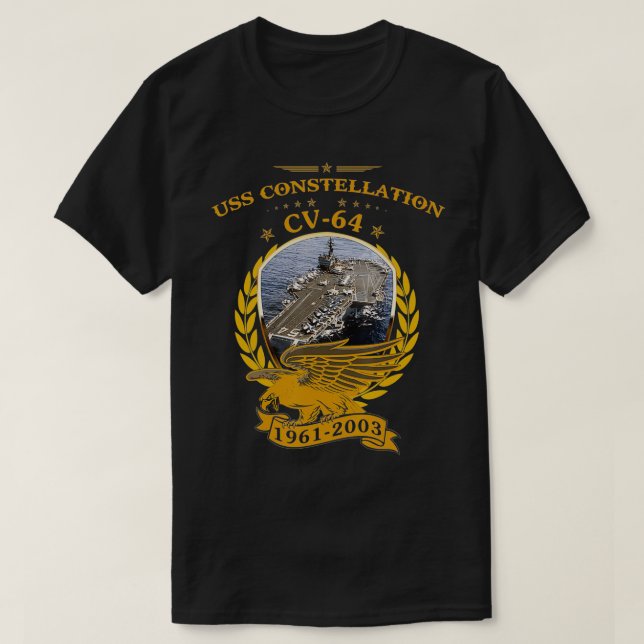 USS-konsolidering (CV64) T Shirt (Design framsida)