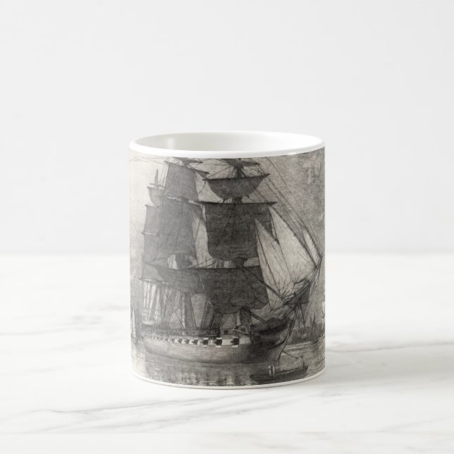 USS-konstitution 1911 Kaffemugg (Center)