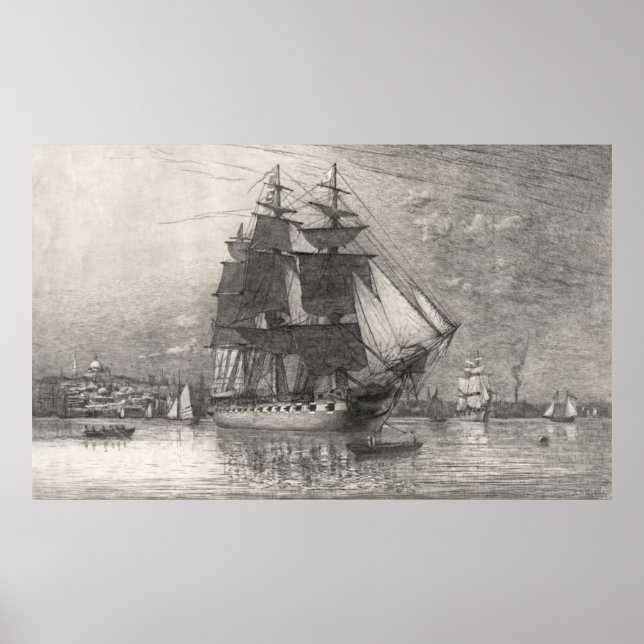 USS-konstitution 1911 Poster (Framsidan)