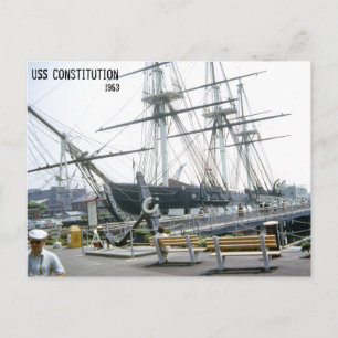USS-konstitution 1963 Vykort