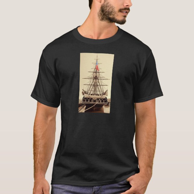 USS-konstitution T-shirt (Framsida)