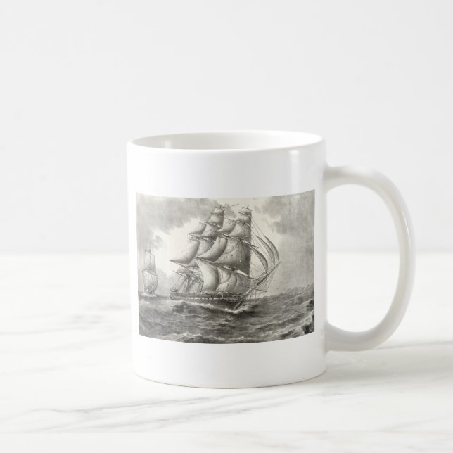USS-konstitutionen Kaffemugg (Höger)