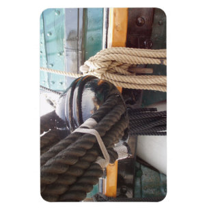 USS-konstitutionen Nautical Flexible Photo Magnet