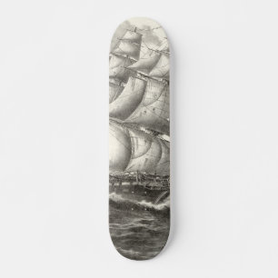 USS-konstitutionen Old School Skateboard Bräda 18 Cm