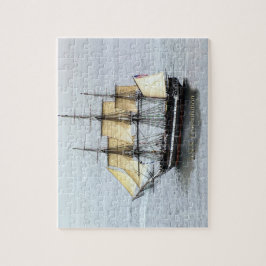 USS-konstitutionen på fullt maskerar Pussel