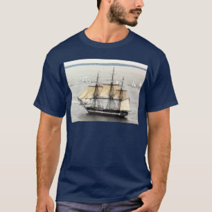 USS-konstitutionen, parad av seglar Tee Shirt